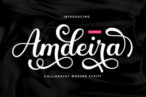 Amdeira: A Bold Script Font for Timeless Branding