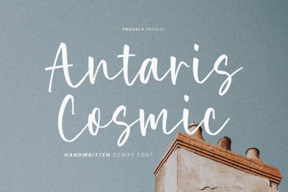 Antaris Cosmic: A Handmade Signature Font with a Dancing Baseline
