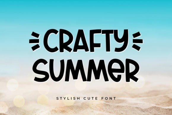 Crafty Summer: A Playful Font for Creative Branding