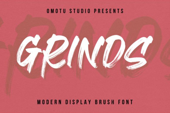 Grinds: The Handwritten Brush Font for Authentic Branding