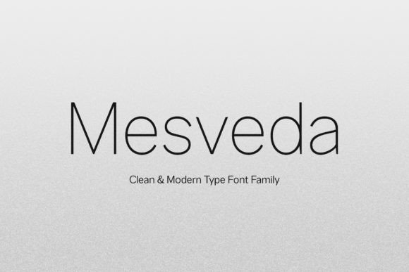 Mesveda Sans: The Modern Font Family for Every Project