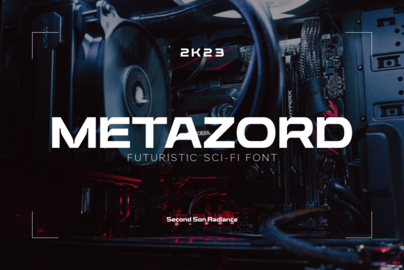 Metazord: A Futuristic Sci-Fi Display Font for Bold Designers