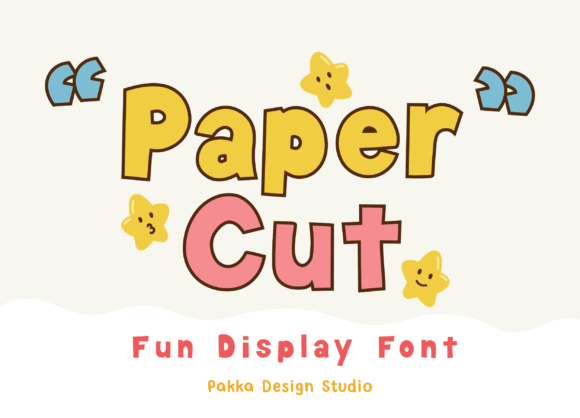 The Whimsical World of Paper Cut: A Display Font for Creative Projects