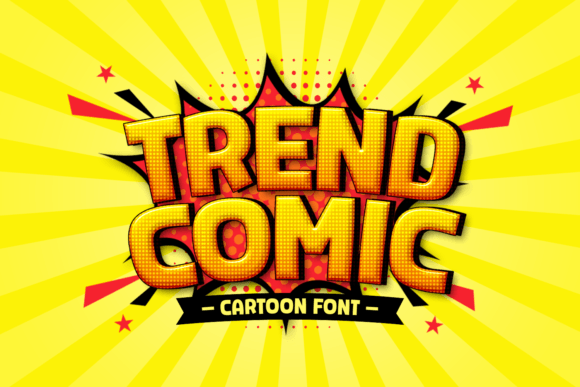 Trend Comic: Your Go-To Typeface for Bold, Eye-Catching Designs