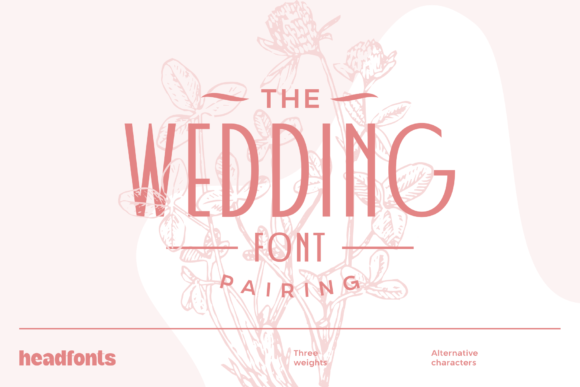 Wedding Pairing: A Bold, Fresh Approach to Modern Typography